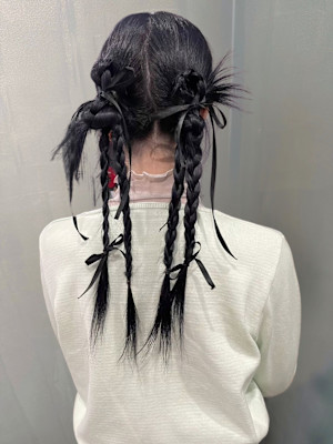 カチモリヘア　韓国ヘア　ヘアアレンジ　ヘアセット　20代