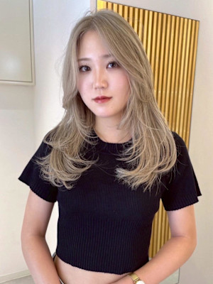 [rizu]レイヤーカット/ハイトーンカラー