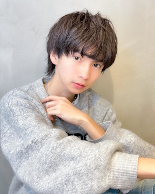 メンズニュアンスフェザーパーママッシュ横浜