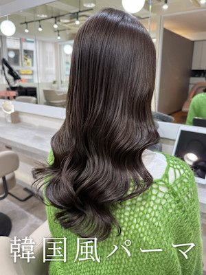 韓国風パーマ/コテ巻き風パーマ/デジタルパーマ/韓国ヘア