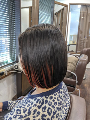 【MASA 】チラ見えインナーボブ／武蔵浦和店