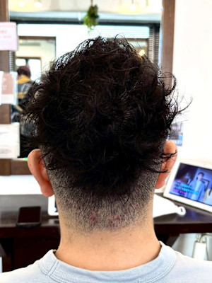 【DO-KAN】ワイルドソフモヒパーマ／武蔵浦和店