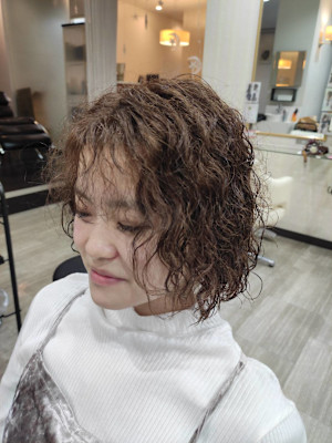 レディーススパイラルパーマ