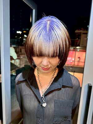 ルーツカラー　デザインカラー　ハイトーン　表参道/原宿