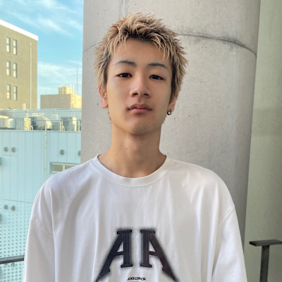 メンズ　スパイキーショート　※ブリーチ有