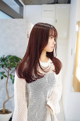 『daichi』レイヤー/ワインレッド/髪質改善