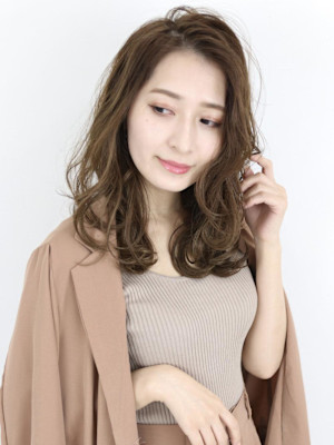 艶髪♪透明感マロンベージュカラー