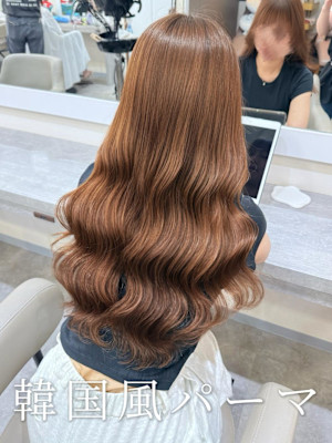 韓国風パーマ/韓国ヘア/レイヤーカット#髪質改善