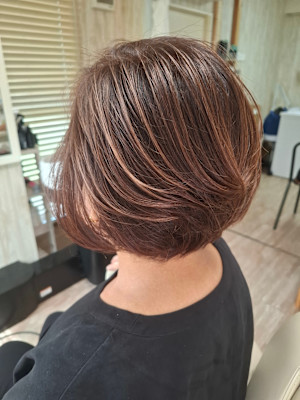 白髪染めリタッチカラー