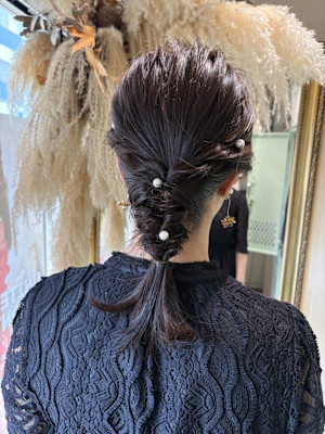 お呼ばれヘア♪