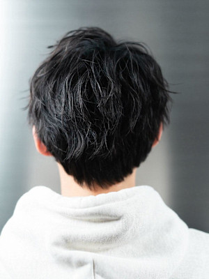 アップバングショート刈り上げなし