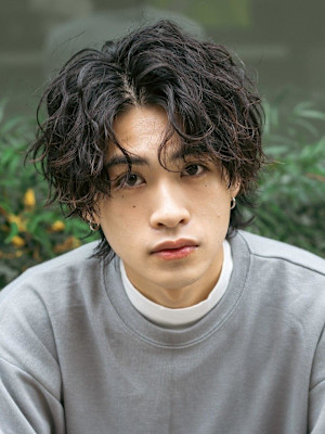 スパイラルパーマ ツーブロック