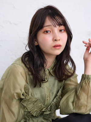 ゆるふわセミロング