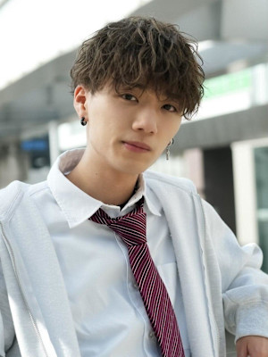 メンズマッシュ　ツイストパーマ