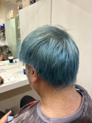 夏っぽ寒色カラー♪