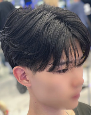 フェザーパーマ/シースルーマッシュ/韓国マッシュ/ニュアンス