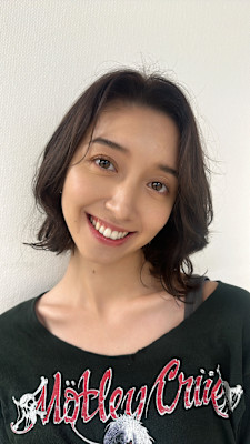 くびれボブカット/ナチュラルベージュカラー/くすみベージュ