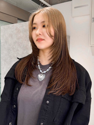 【asuna】ハイトーン/デザインカラー/レイヤーカット