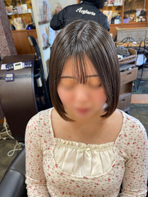 【まとまり×ツヤ感】ストレートボブ