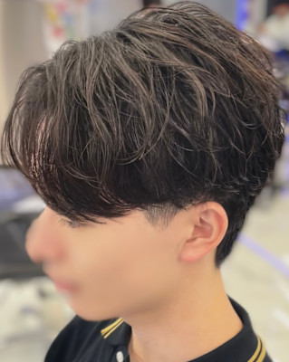 フェザーパーマ/シースルーマッシュ/韓国マッシュ/ニュアンス