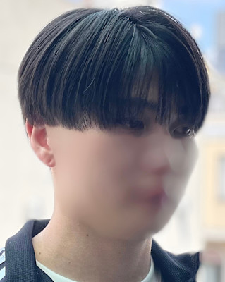 シースルーマッシュ/ニュアンスパーマ/フェザー/韓国マッシュ