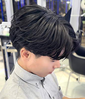 フェザーパーマ/シースルーマッシュ/韓国マッシュ/ニュアンス