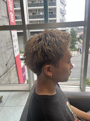 メンズスパイキーショート