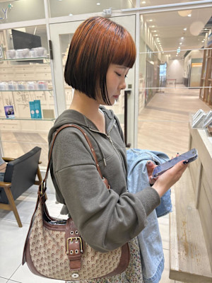 ルーツカラー×オレンジ