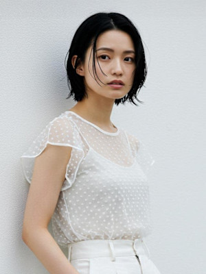 #切りっぱなしボブ　#暗めカラー