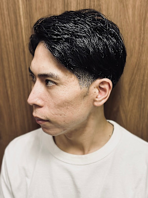 七三アップバング