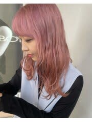 ピンクカラー/ケアブリーチ