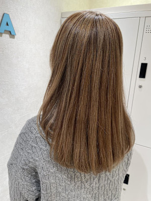 明るめハイライトカラー