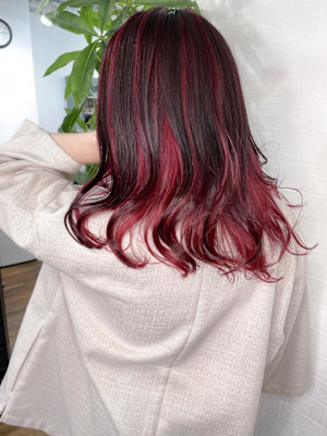 ハイライトとインナーカラー【飯田淳平】Re:ta Hair