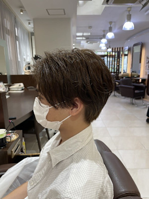 さりげなくツーブロック