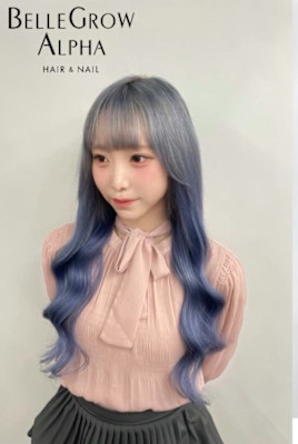 カラー＋羽エクステ