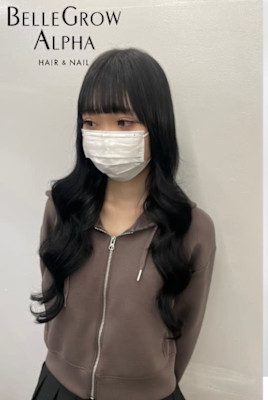 カラー＋羽エクステ