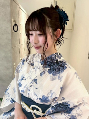 （nanaka）浴衣着付け/夏祭りヘアアレンジ