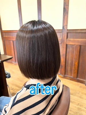 高濃度水素ストレート（ボブスタイル）