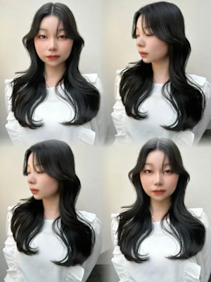 【HIROHUMI】韓国ヨシンモリ美髪ブルーブラック