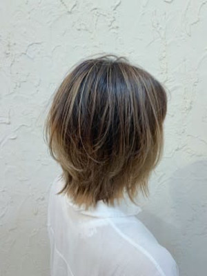 【Flor】*エッジショート+３Dバレイヤージュ*