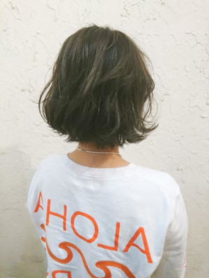 【Flor】*ウォーターホールボブ+グレイアッシュ*