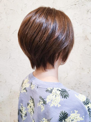 【Flor】*大人ショート+マロンブラウン*