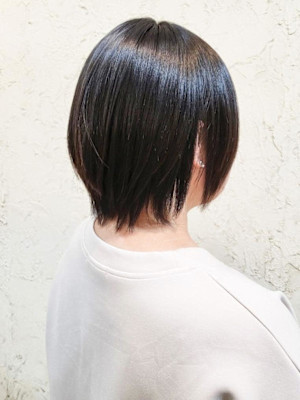 【Flor】*大人丸みショート＋ニュアンスブラック＊