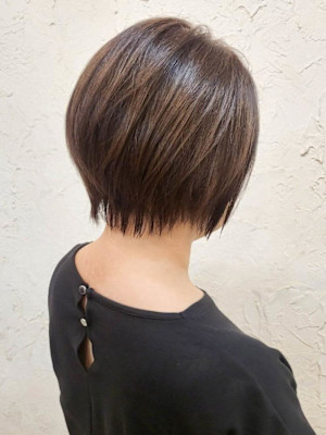 【Flor】*大人ショート+オリーブベージュ*