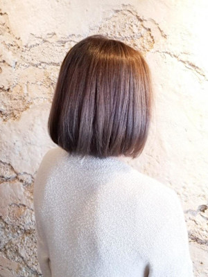 【Flor】*ナチュラルボブ+オリーブグレージュ*