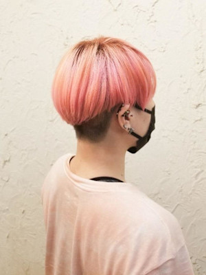 【Flor】*マッシュ+ペールピンク*