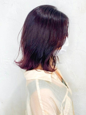 【Flor】*くびれセミディ+チェリーブラウン*