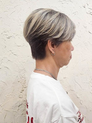 【Flor】*ハンサムショート+ホワイトアッシュ*