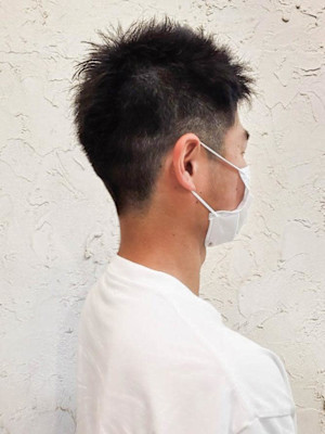 【Flor】*メンズショート+刈り上げ+ソフトモヒカン