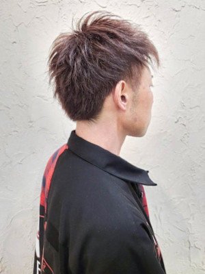 【Flor】*メンズスパイキーショート+アッシュ*